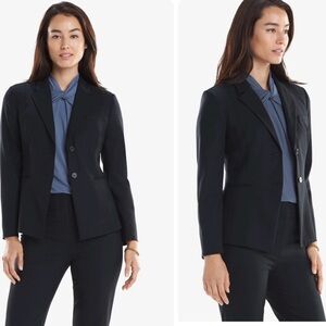 MM Lafleur The Hoffman Blazer Tropical Wool Size 6